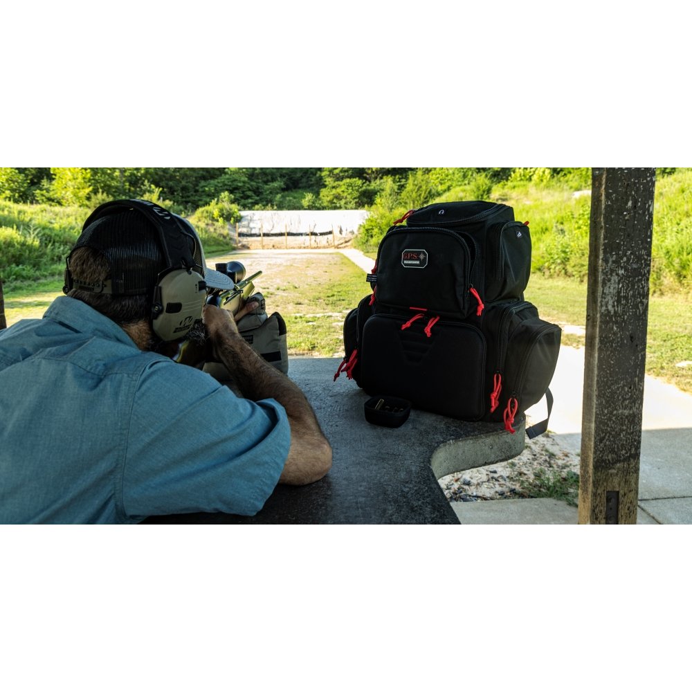 GPS - Handgunner Backpack with Cradle for 4 Handguns - Black