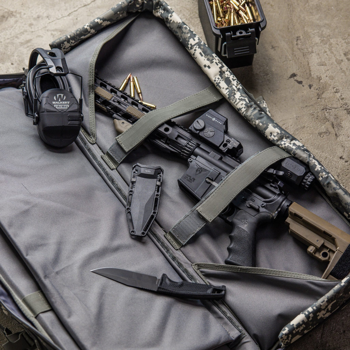 GPS - Double Rifle Case 28" - Black