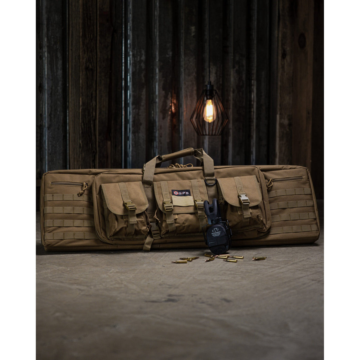 GPS - Double Rifle Case 42" Tactical - Black
