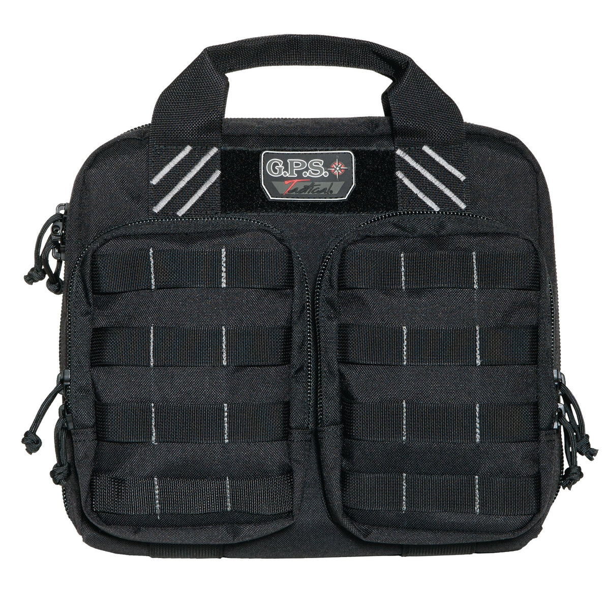 GPS - Tactical Double + 2 Pistol Cases - Black