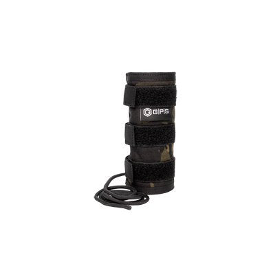 GPS - Tactical Suppressor Cover 6" Black Camo