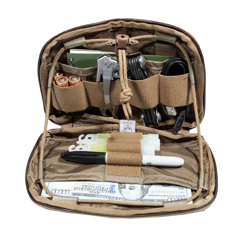 Grey Ghost Gear - Admin Pouch Enhanced Thin, Laminate, Various Colors