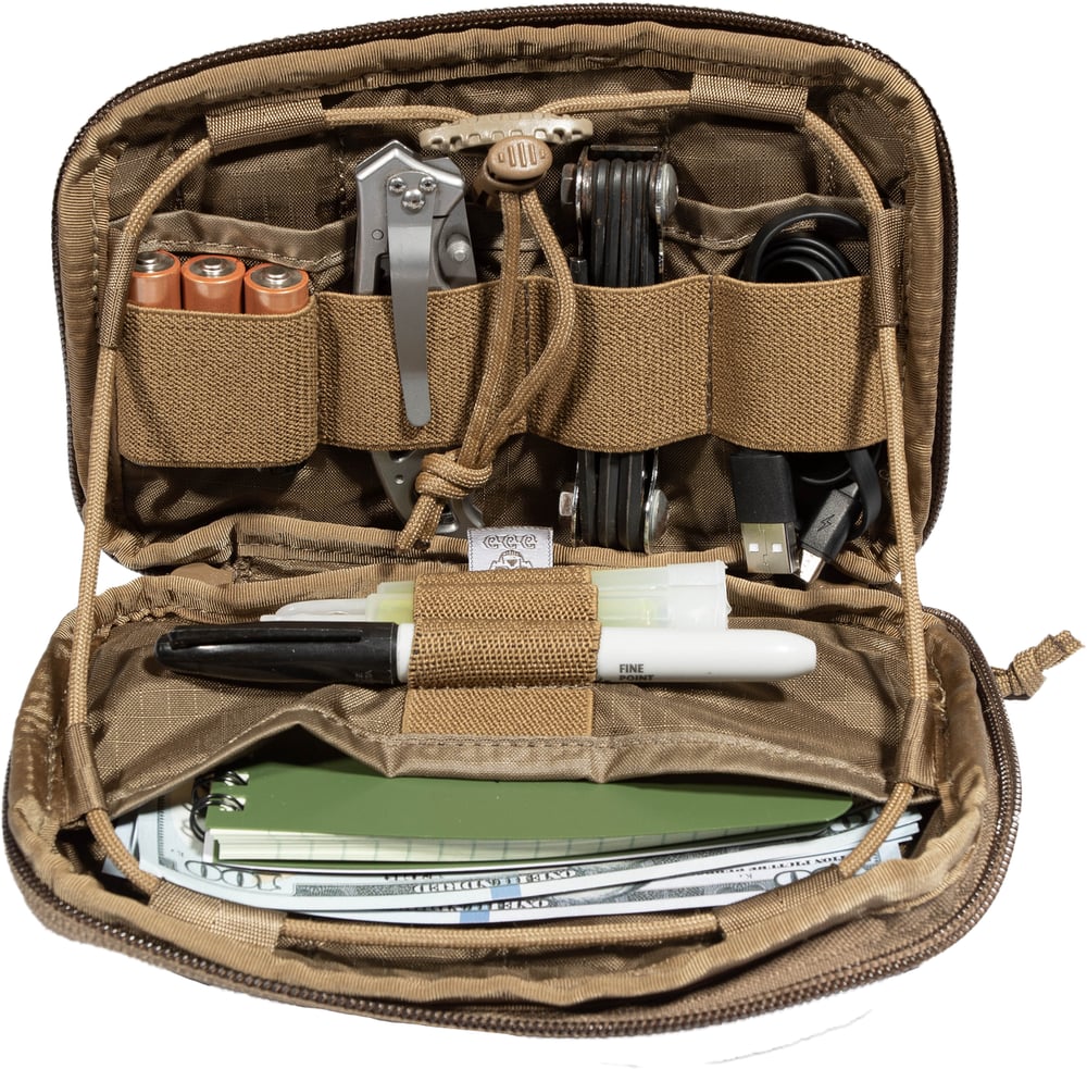 Grey Ghost Gear - Admin Pouch Enhanced Thin, Laminate, Various Colors