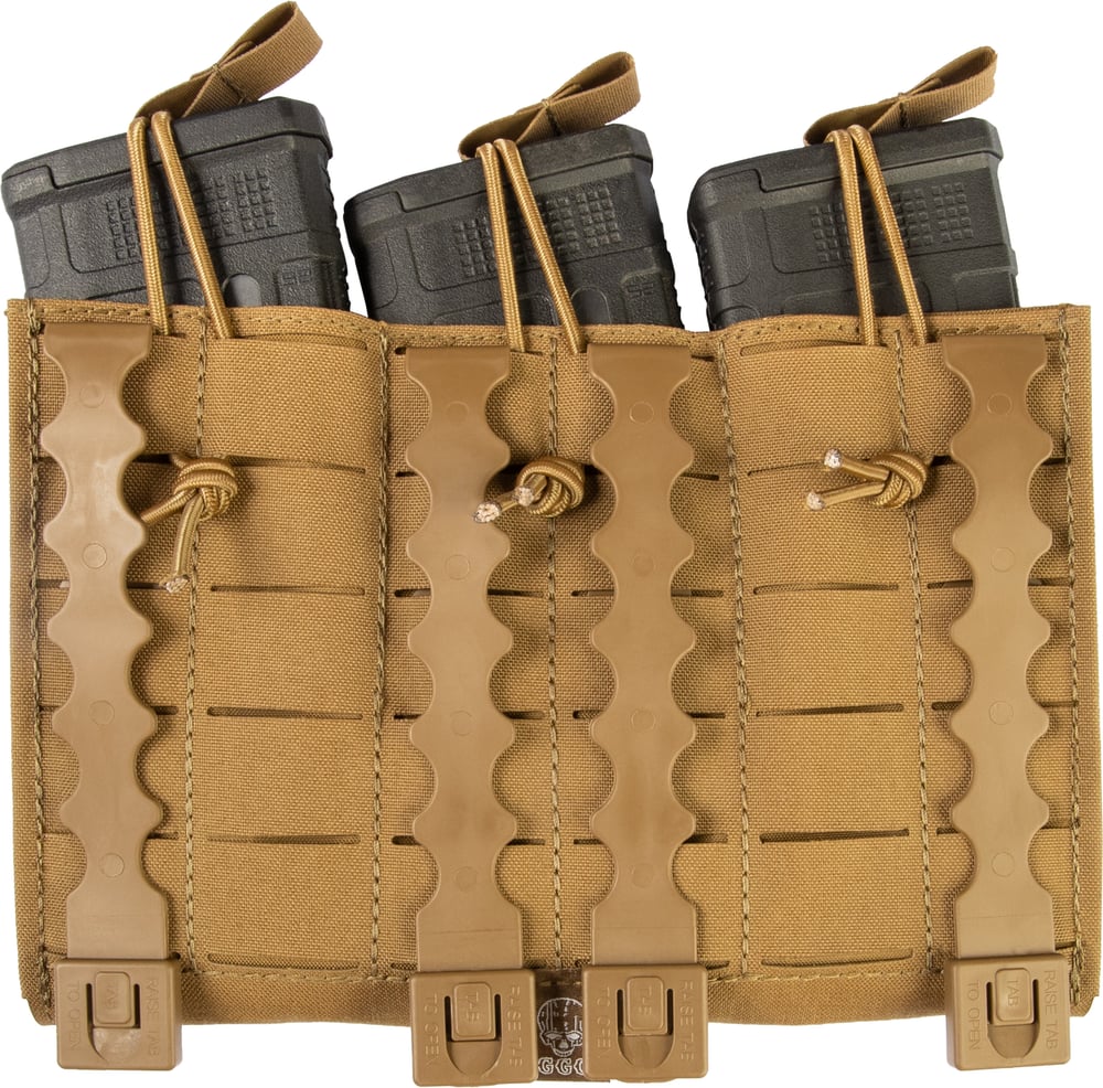 Grey Ghost Gear - Compact Triple Mag Panel 5.56, Laminate, Various Colors