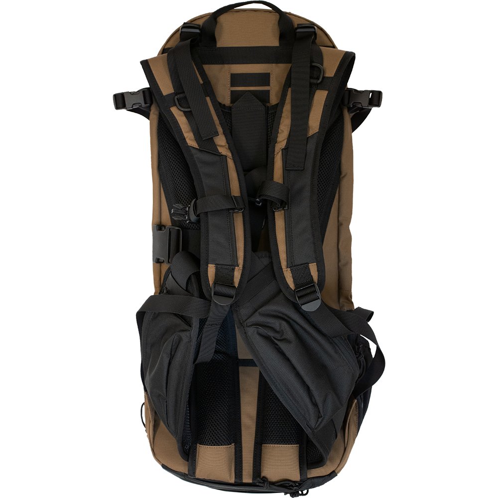 Grey Ghost Gear - Apparition SBR Bag in Black with Cyan Zips
