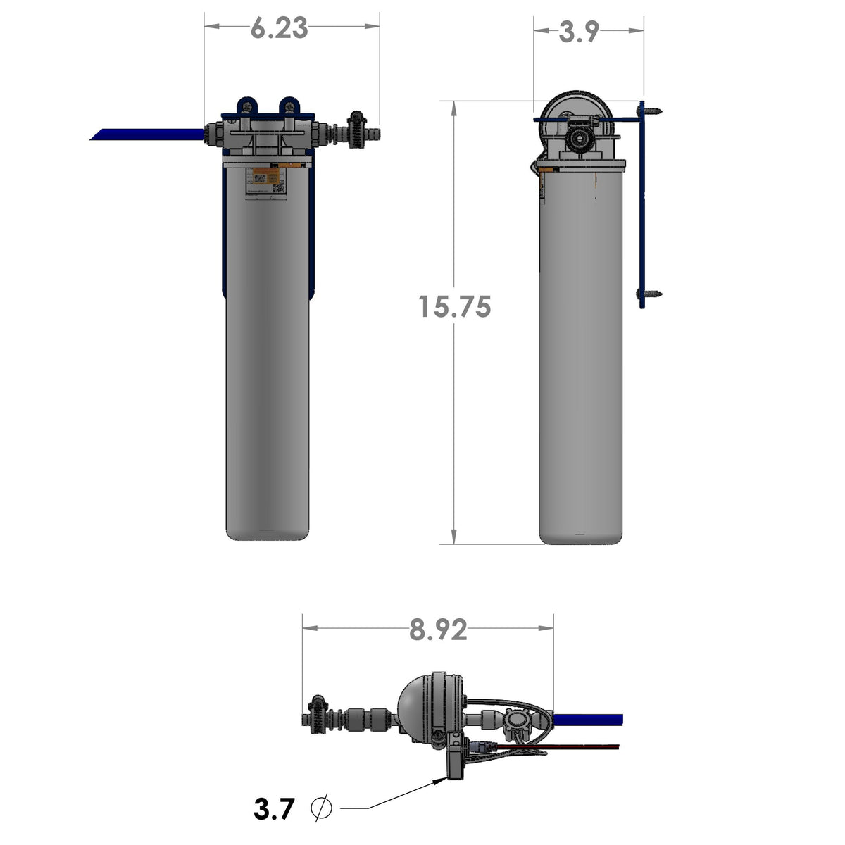 Guzzle H2O - Stealth Flex Twist Water Filtration System — view 3