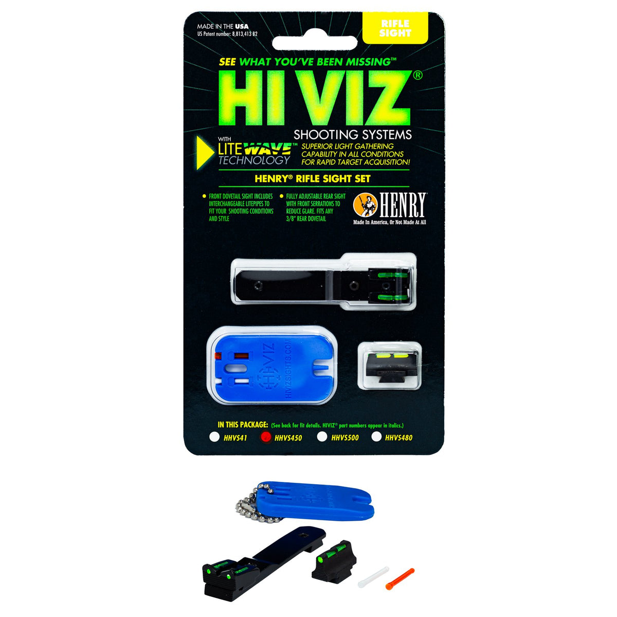 Hi-Viz - Fiber-Optic Sight Set for Henry Rifles