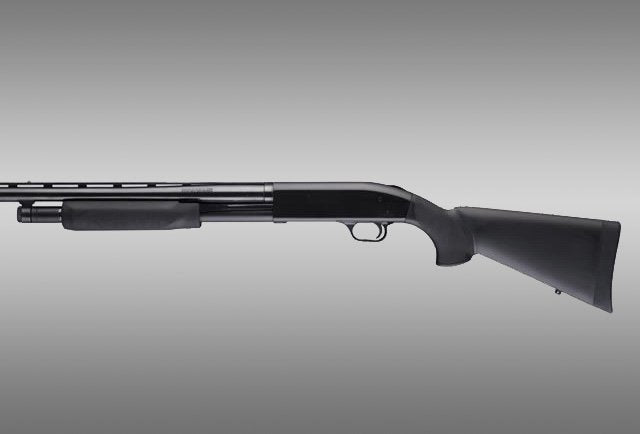 Hogue - OverMolded Shotgun Stock & Forend Kit Black