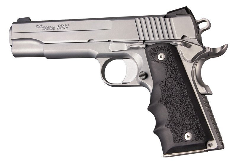 Hogue - 1911 Govt. Model OverMolded Rubber Grip Black