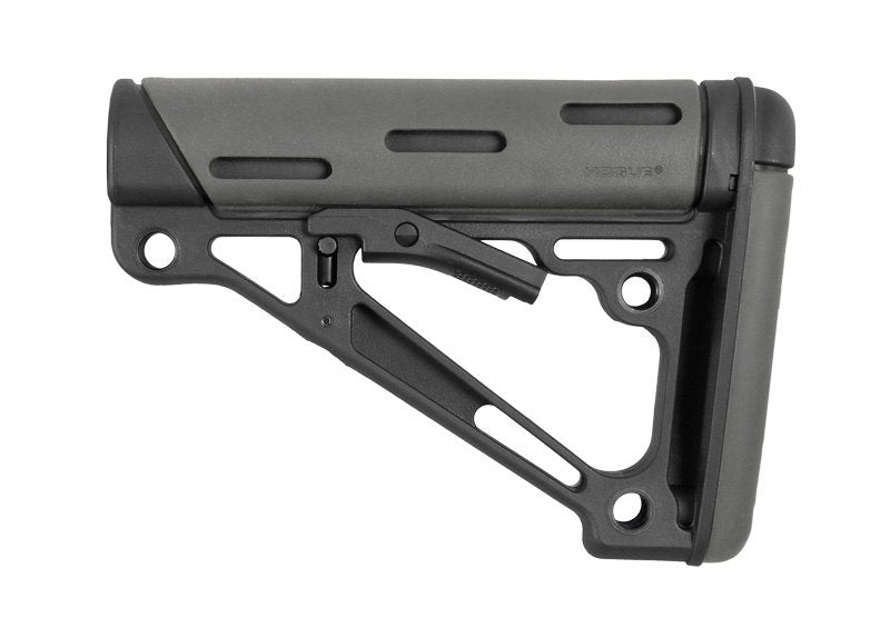 Hogue - OverMolded Collapsible Buttstock for AR-15 - Slate Grey