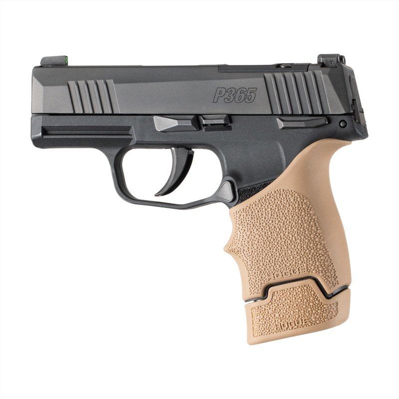 Hogue - OverMolded Rubber Grip Extension Base Pad for SIG P365 - FDE
