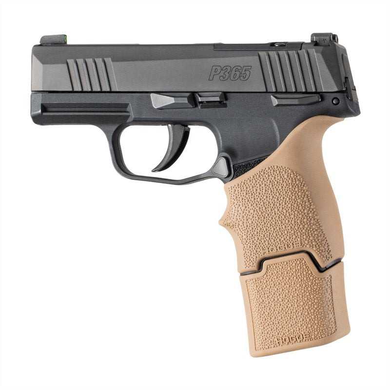 Hogue - OverMolded Rubber Grip Extension Base Pad for SIG P365 - FDE