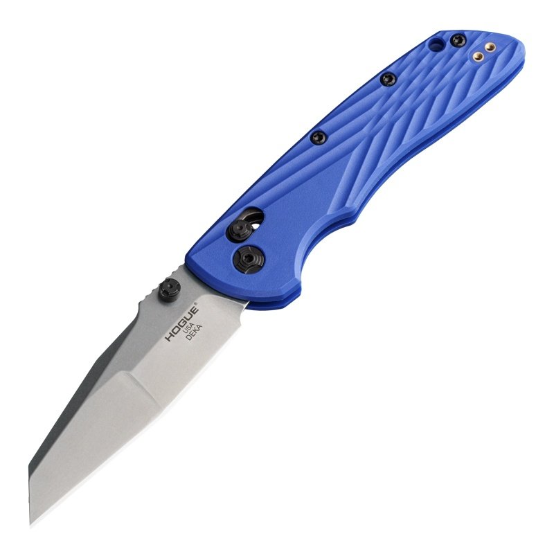 Hogue - Deka Manual Folder 3.25" Wharncliffe Blade - Blue