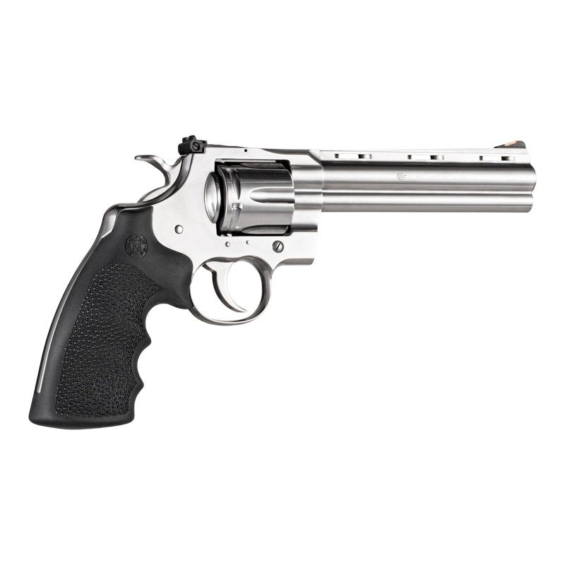 Hogue - OverMolded Rubber Monogrip for Colt Python - Black