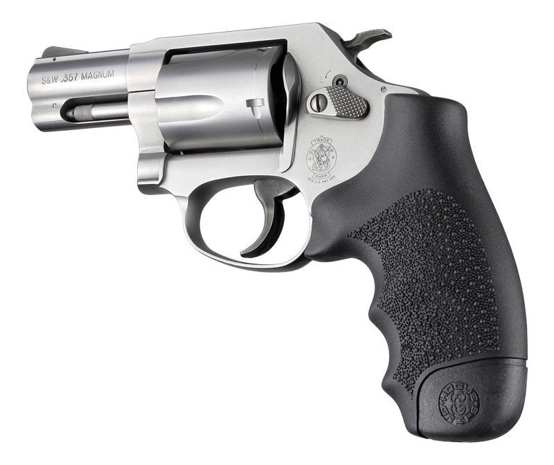 Hogue - OverMolded Rubber Full Size Monogrip for S&W J-Frame - Black
