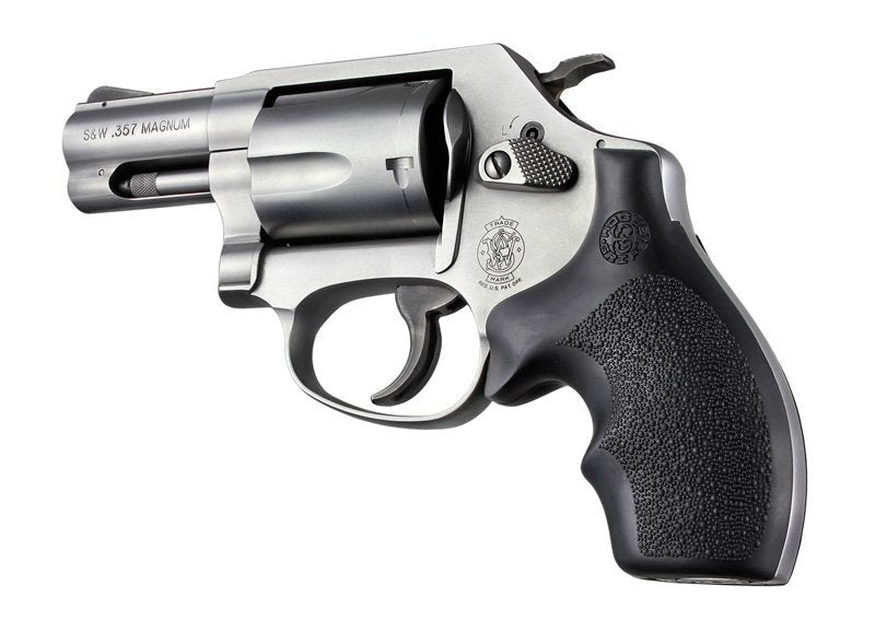 Hogue - OverMolded Rubber Bantam Grip for S&W J-Frame - Black