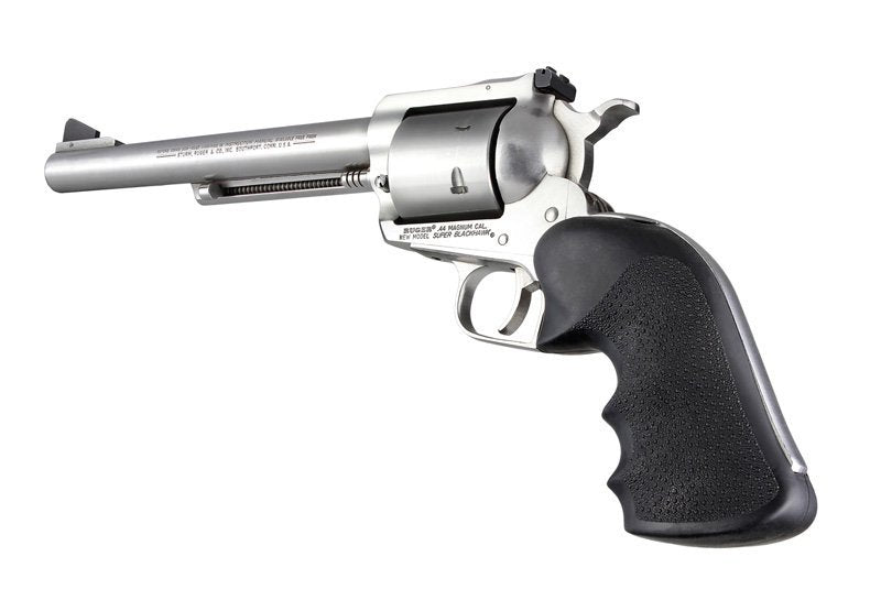 Hogue - OverMolded Rubber Grip for Ruger Super Blackhawk - Black