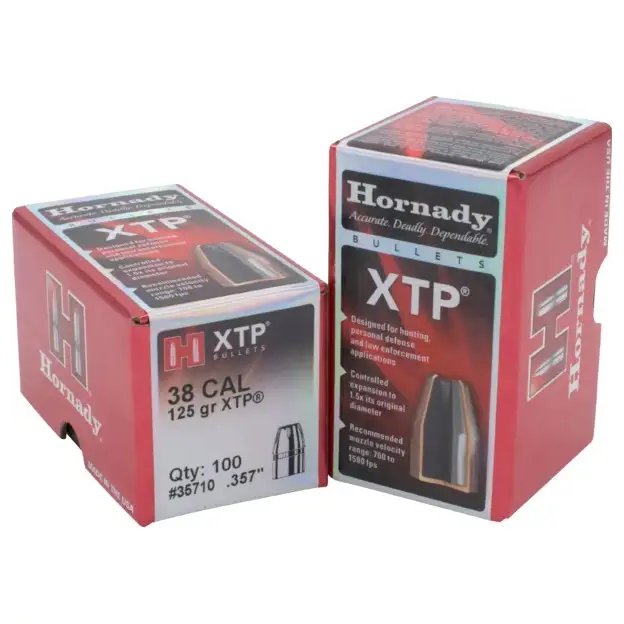 Hornady - 38 Cal .357 125 gr XTP Bullet