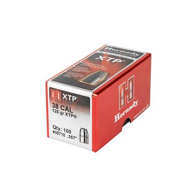 Hornady - 38 Cal .357 125 gr XTP Bullet