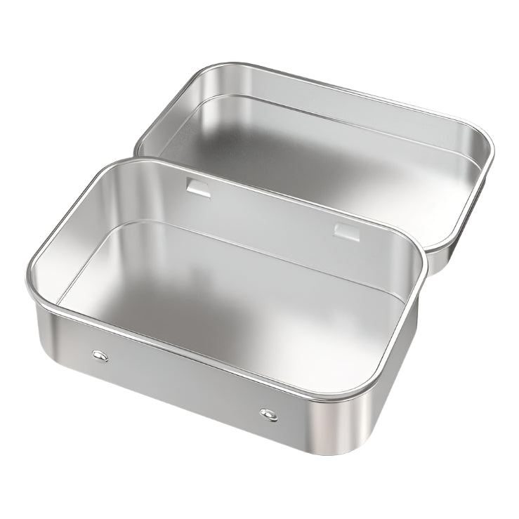 Hulless – 4.5" Mini Hinged Metal Storage Tin Box