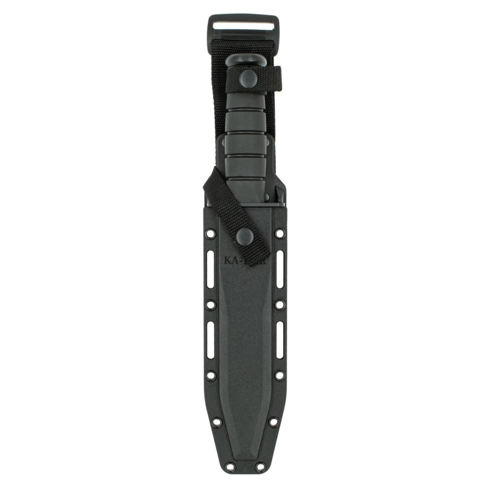 KA-BAR - Fighter 8" Fixed Blade with Sheath, Black
