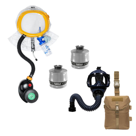 MIRA Safety - Kids Fire Escape Pro Kit, Includes a Free VK-530 Filter