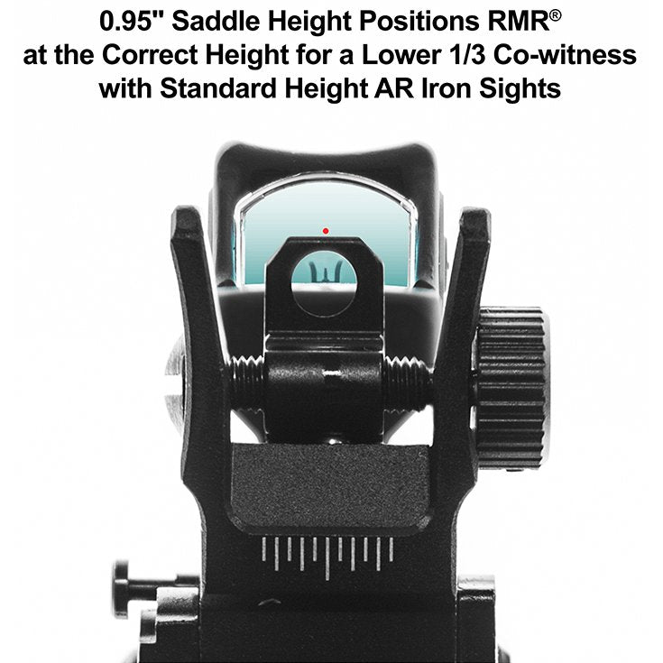 Leapers UTG - Picatinny Optic Mount for RMR, Lower 1/3 Co-Witness — view 4