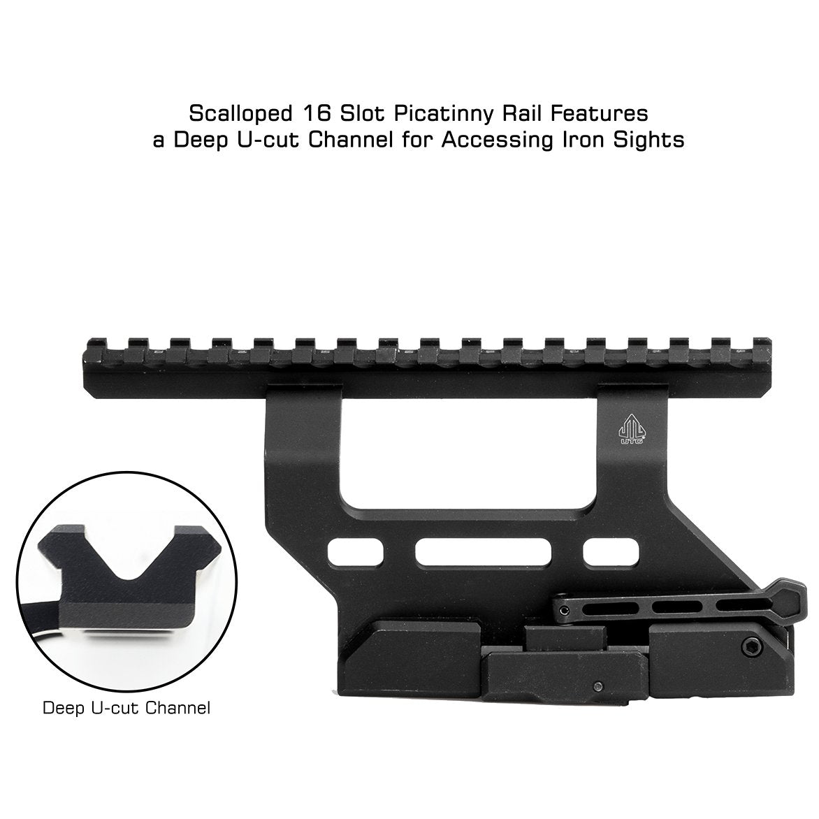 Leapers UTG - Accu-Sync AK QR Side Mount, Universal — view 7