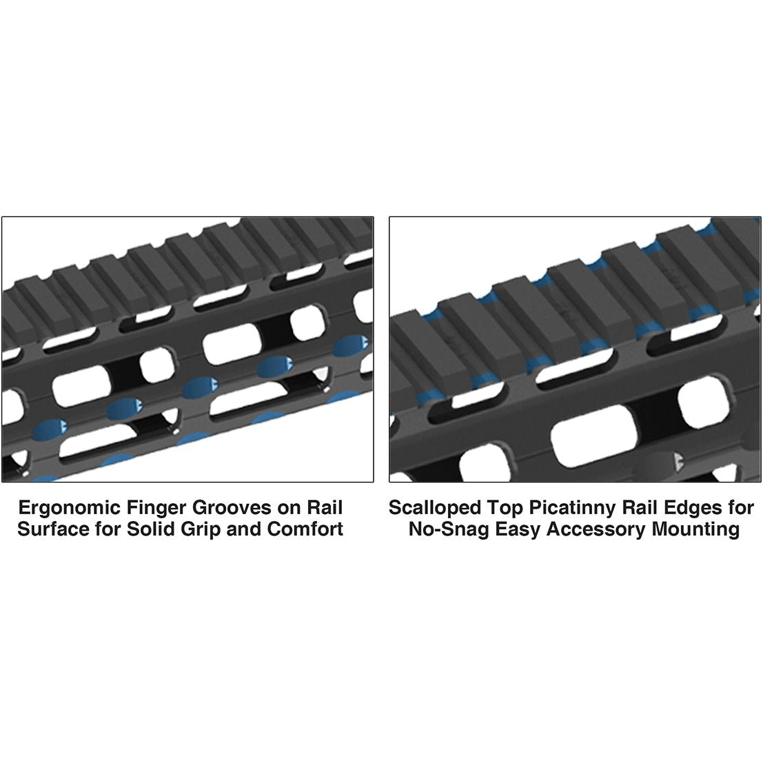 UTG - Pro AR15 Super Slim Free Float M-LOK Handguard, 15" — view 5