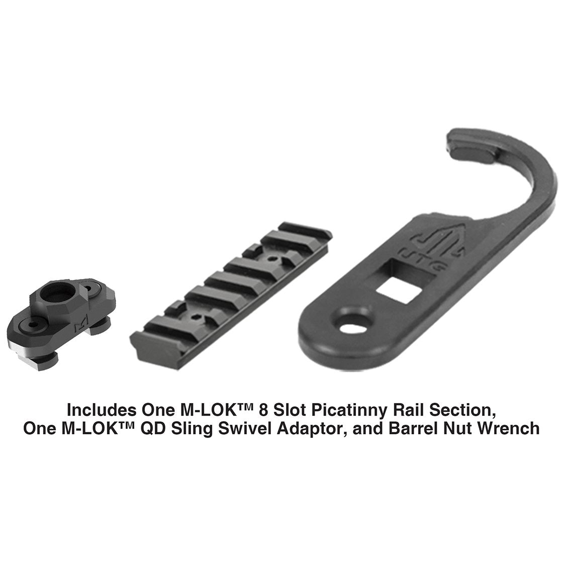 UTG - Pro AR15 Super Slim Free Float M-LOK Handguard, 15" — view 7