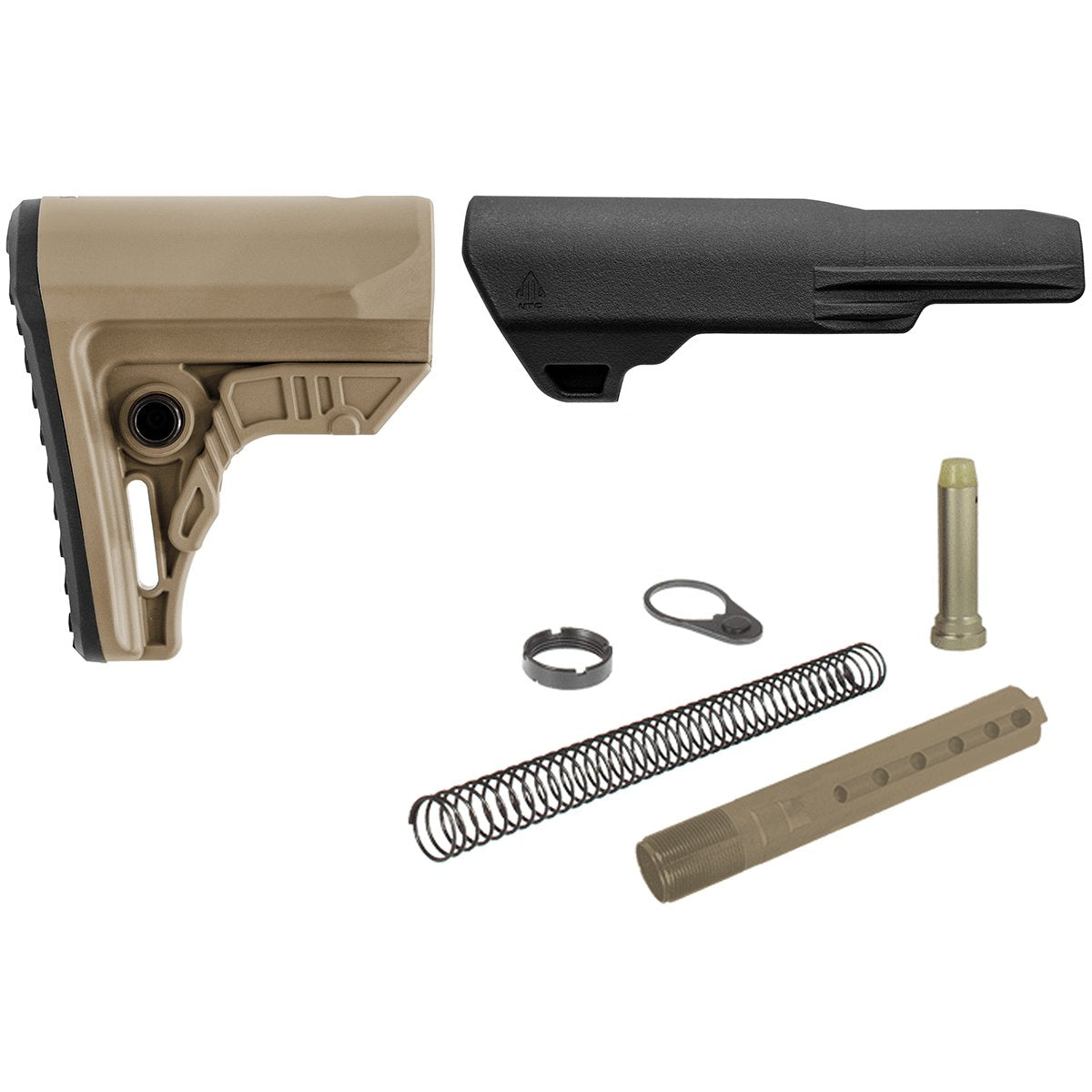 UTG - Pro AR15 Ops Ready S4 Mil-spec Stock Kit, FDE