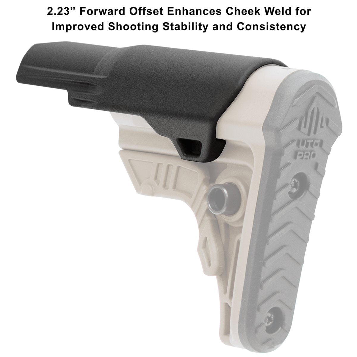 UTG - Pro AR15 Ops Ready S4 Mil-spec Stock Kit, FDE — view 8
