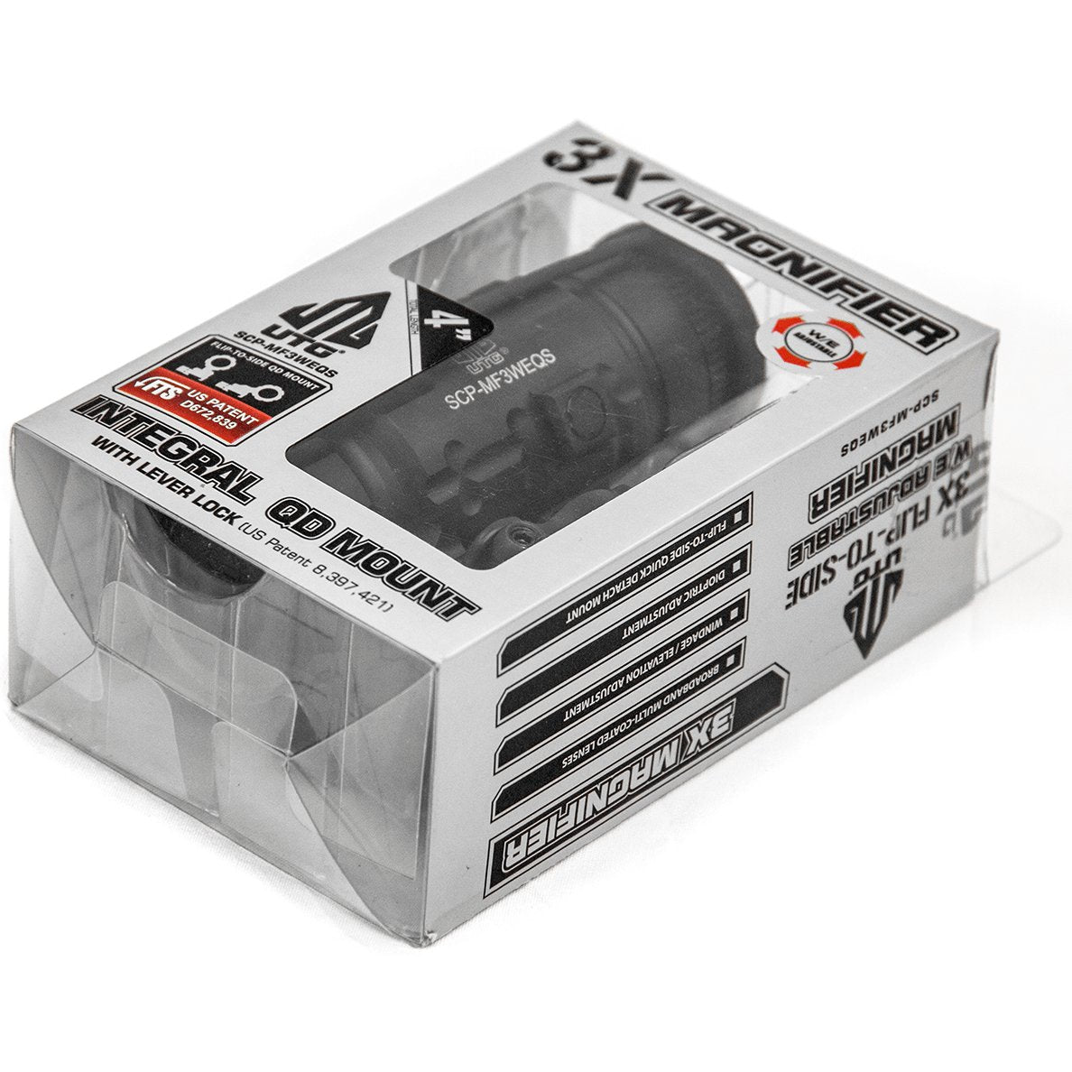 Leapers UTG - 3X Magnifier with Flip-to-Side QD Mount — view 11