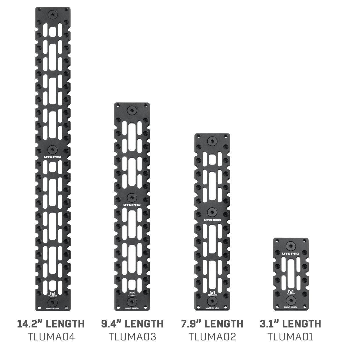 Leapers UTG - Pro M-LOK Arca Rail 7.9" 7075-T6 Aluminum — view 5