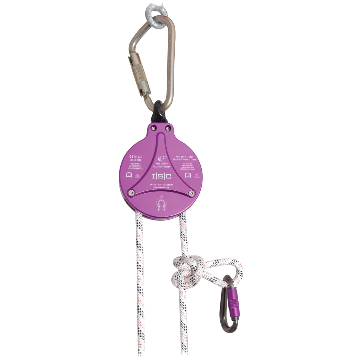 ISC - ALF ClimbAssist Locking Pulley — view 2
