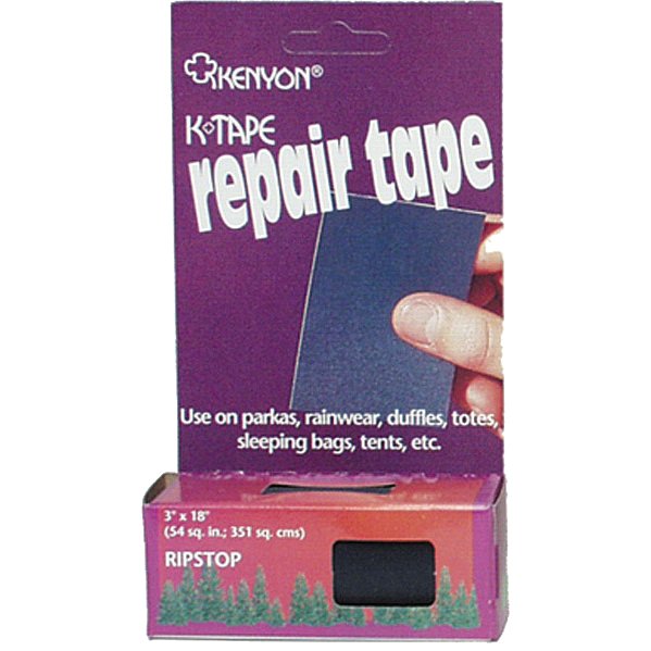 KENYON - K-Tape Ripstop Black 3" x 18" Roll
