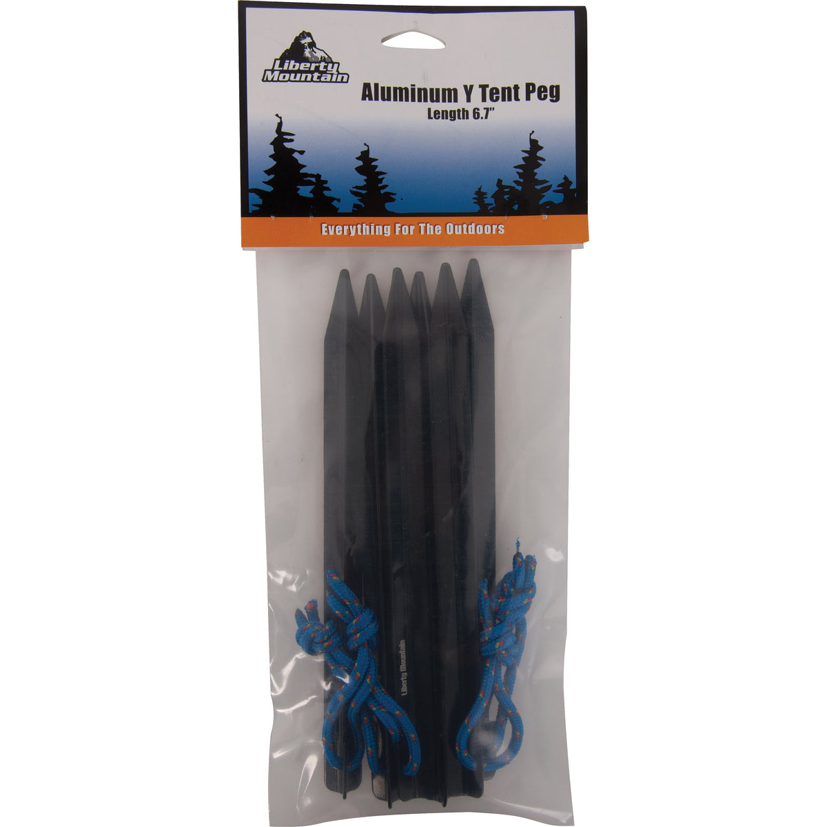 Liberty Mountain - Aluminum Y Tent Peg 6.7" 6-Pack