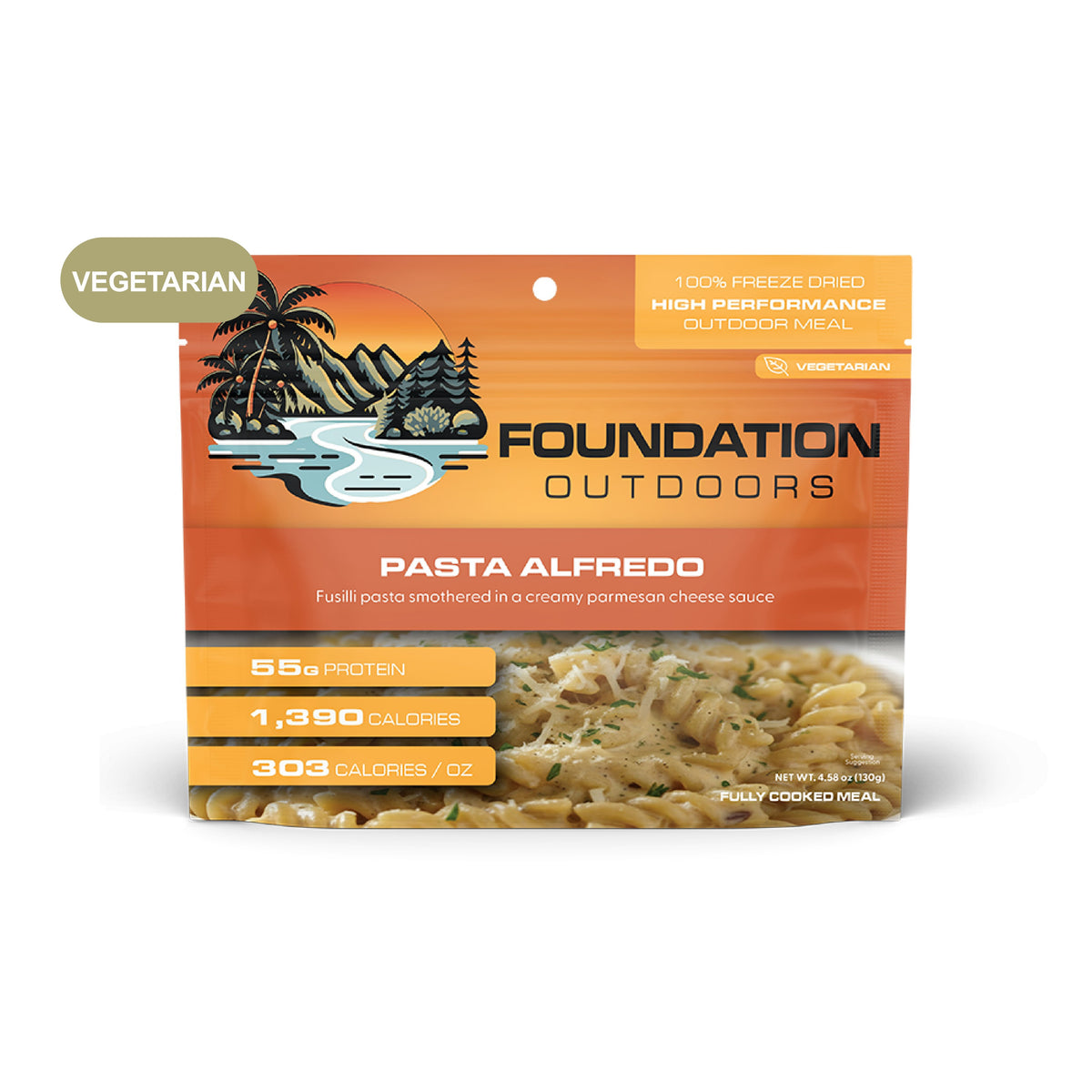 FOUNDATION Outdoors - Pasta Alfredo Freeze Dried Meal
