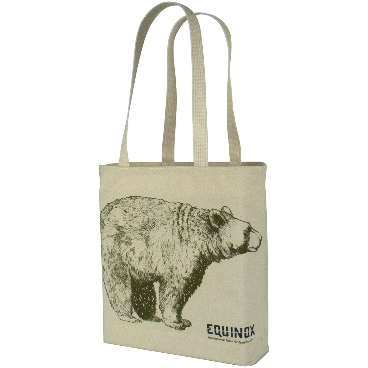 EQUINOX - Creature Tote Bear Cotton Canvas Bag