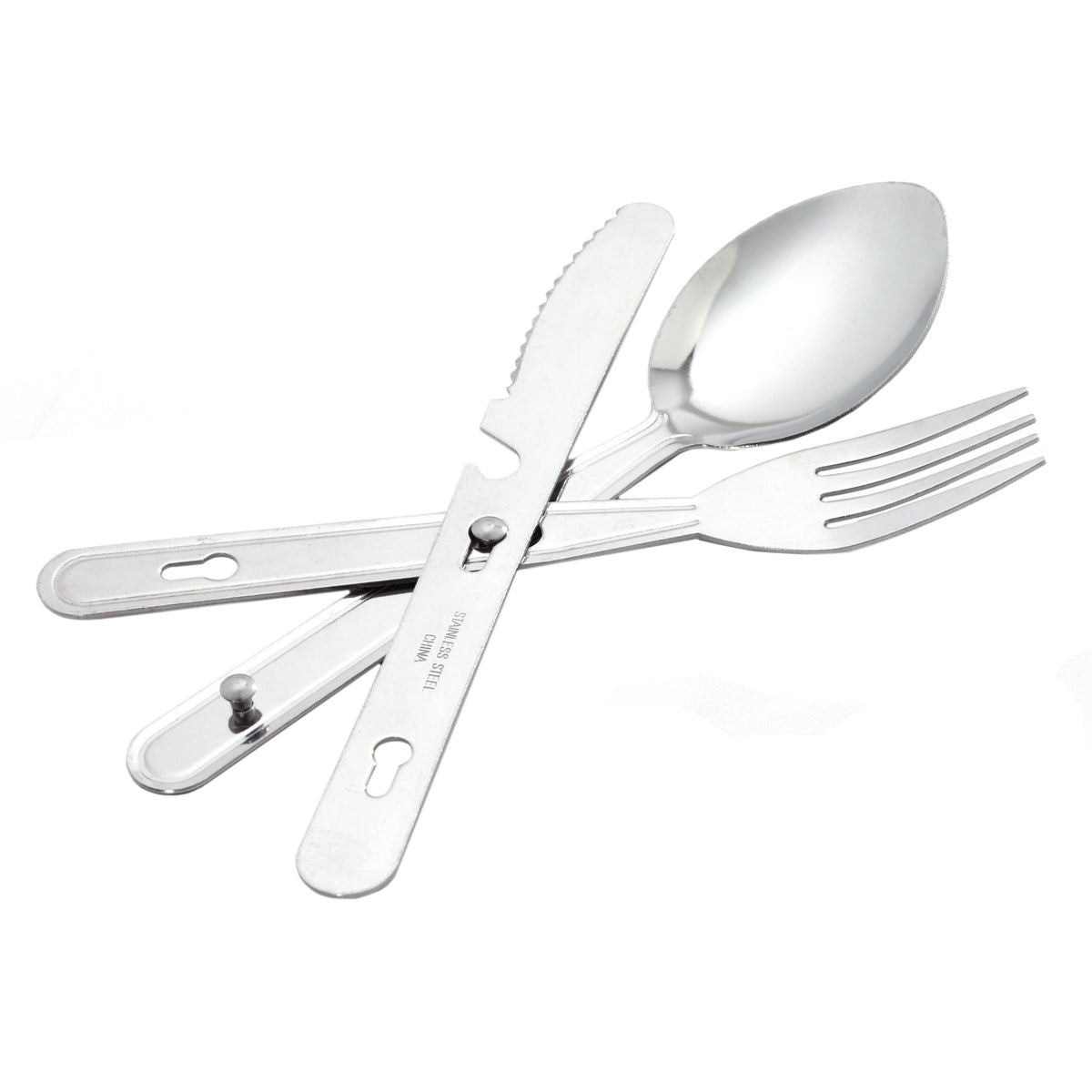 Coghlans - Chow Kit Set with Stainless Steel Utensils