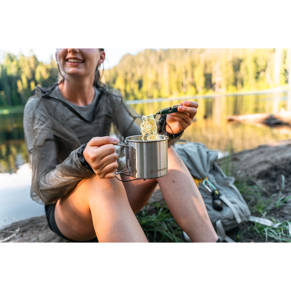 Coghlans - Camper's Knife/Fork/Spoon Folding Cutlery Set
