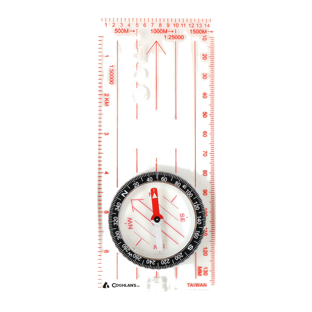COGHLANS - Deluxe Map Compass with Luminous Pointer