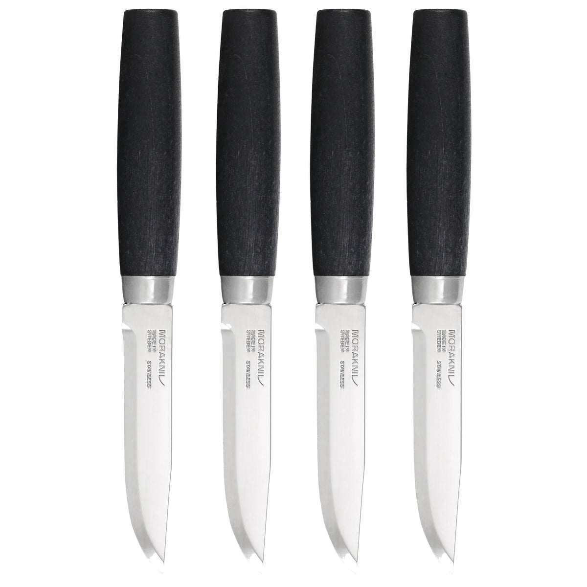 MORAKNIV - Steak Knife Classic Aska Set, Black Handles