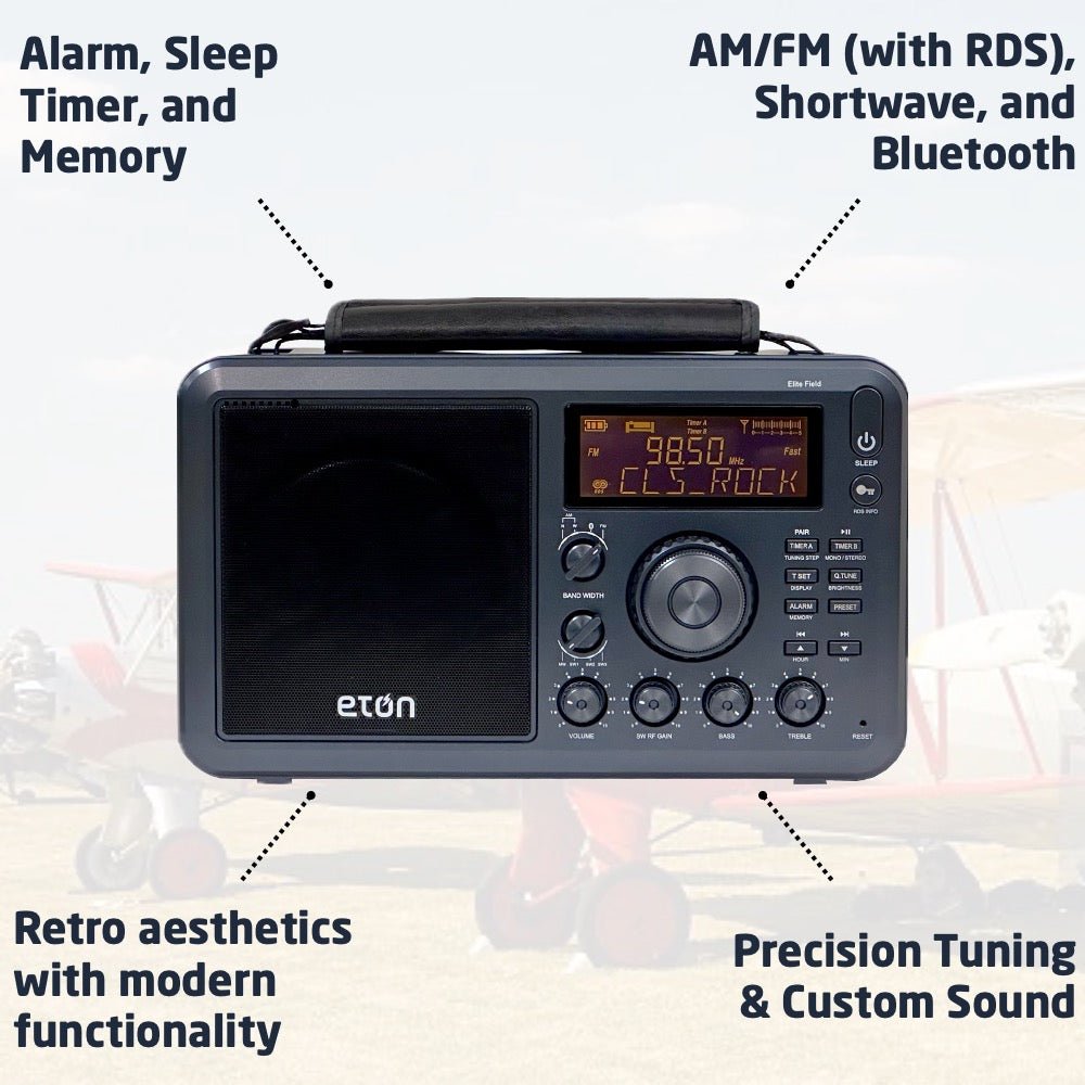 ETON - Elite Field Shortwave Radio with Bluetooth