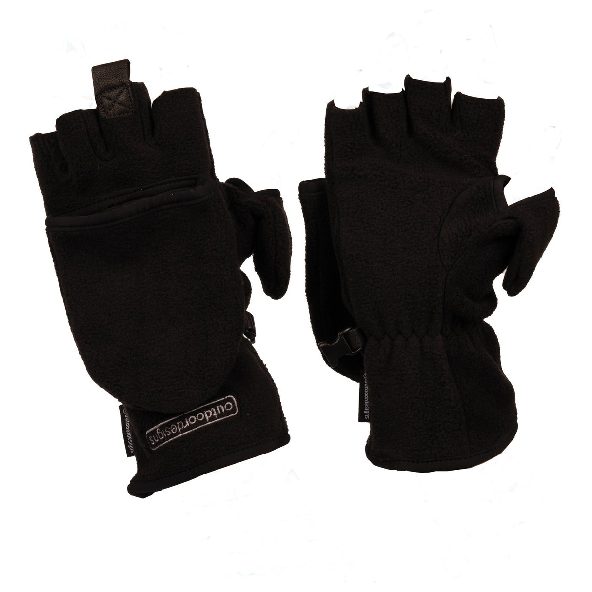 Outdoor Designs - Fuji Convertible Gloves - Black XS