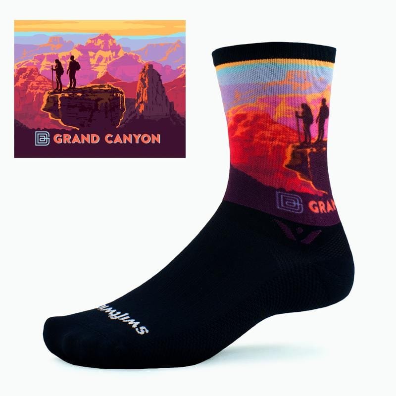 SWIFTWICK - Vision Six Great Smoky Socks - Small — view 7