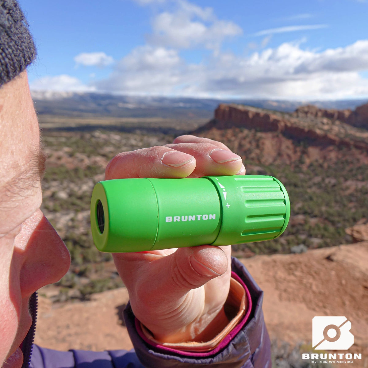 Brunton - Echo Pocket Scope 7x18 Monocular - Green