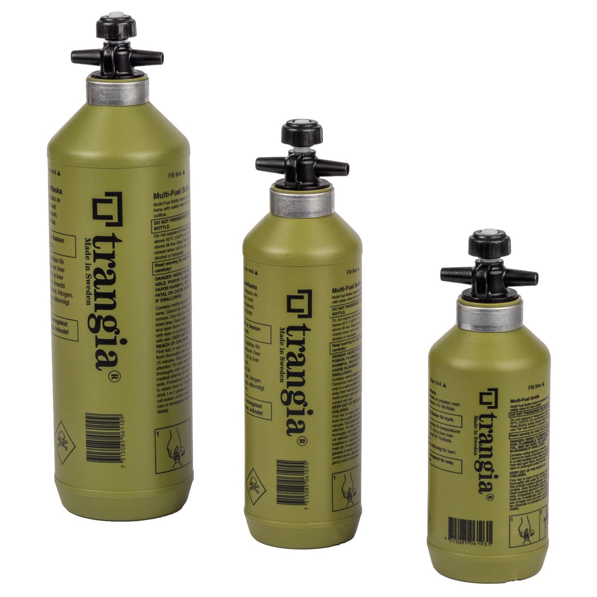 TRANGIA - Fuel Bottle 0.3L with Safety Valve - Green