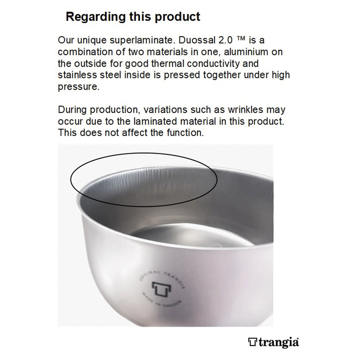 TRANGIA - 25-1 UL Duossal Gas Burner Cookset