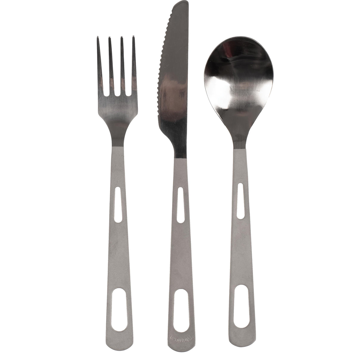 OLICAMP - Titanium 3 Piece Cutlery Set